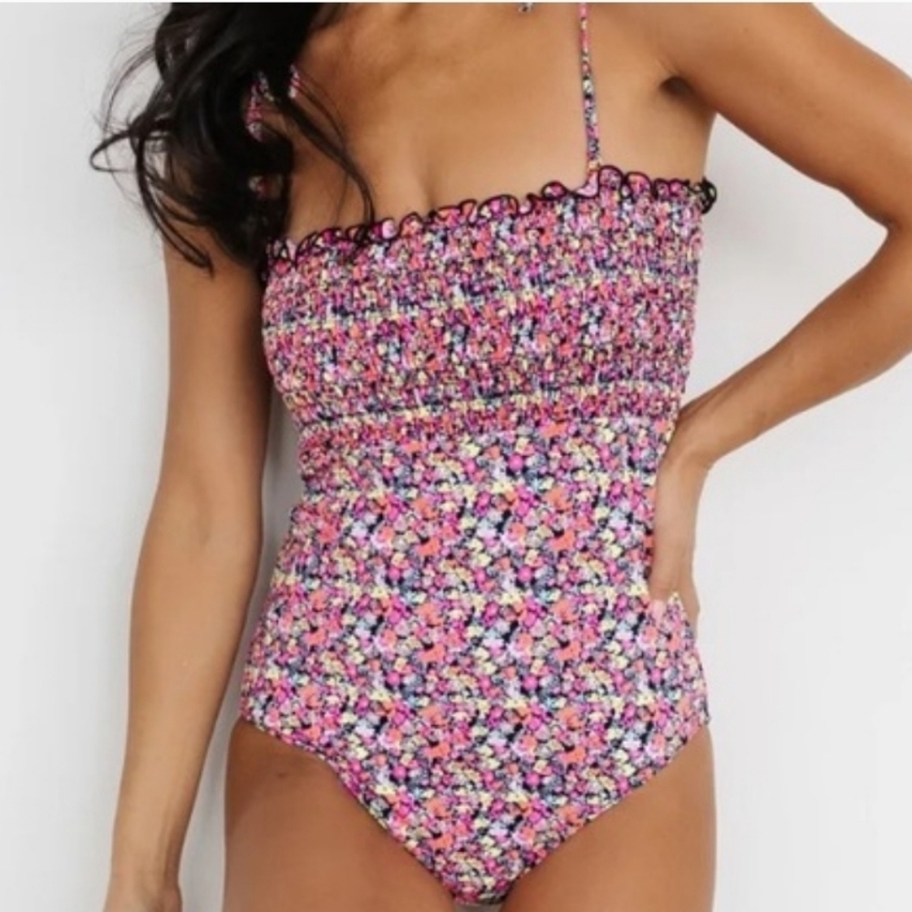 Baltic Born Floral Pink Swimsuit M